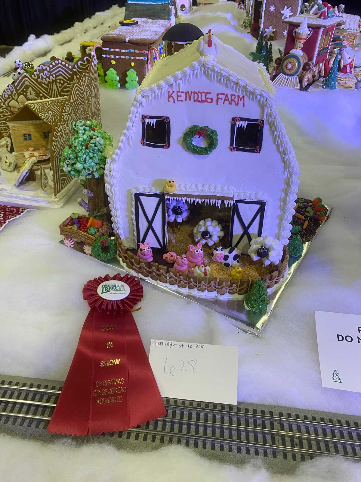 Best In Show - Gingerbread<br>“Silent Night at the Barn” by Kathleen McDaniel
