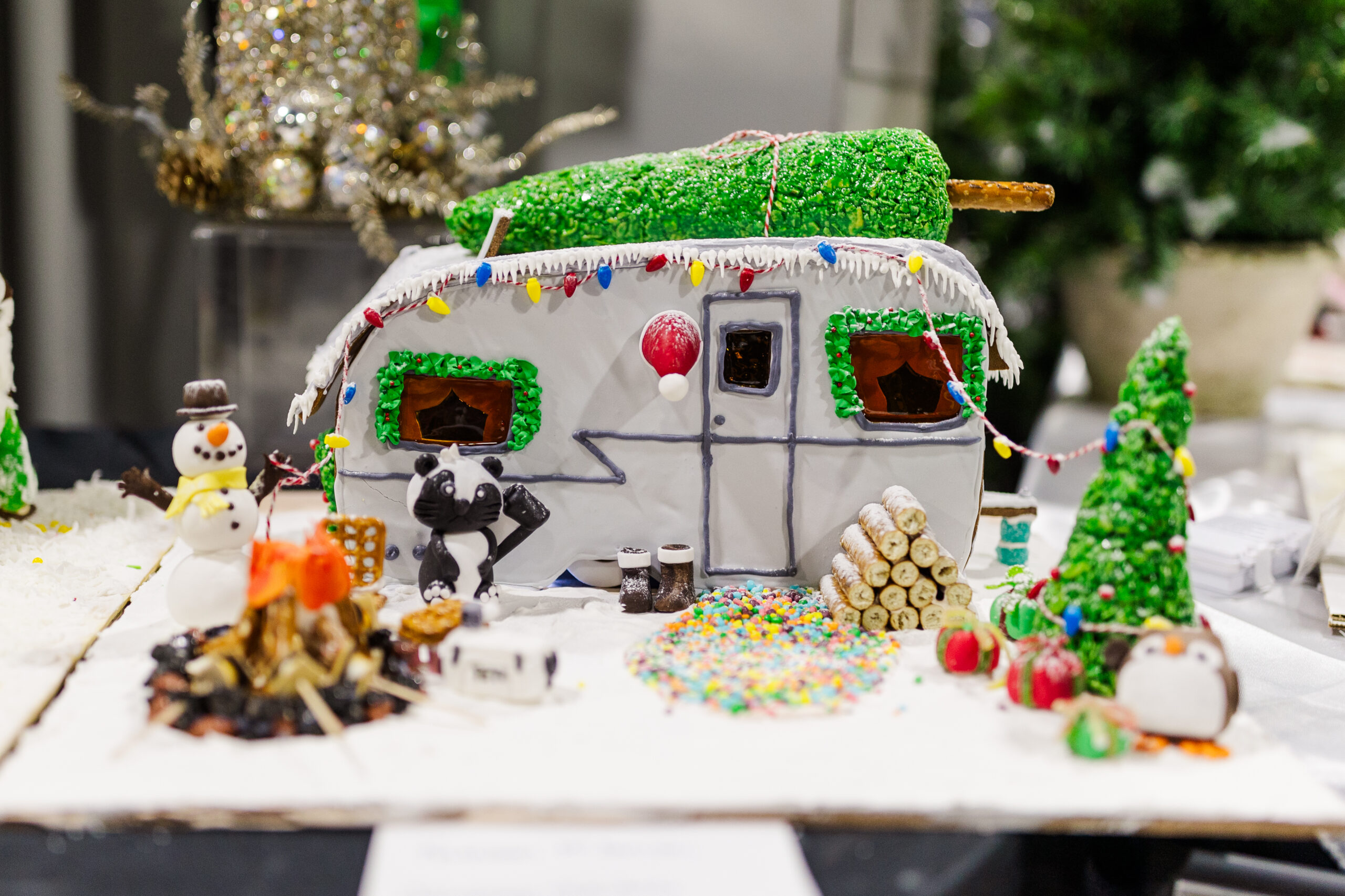 Most Creative - Gingerbread<br>“Camping Christmas” by Kathleen McDaniel